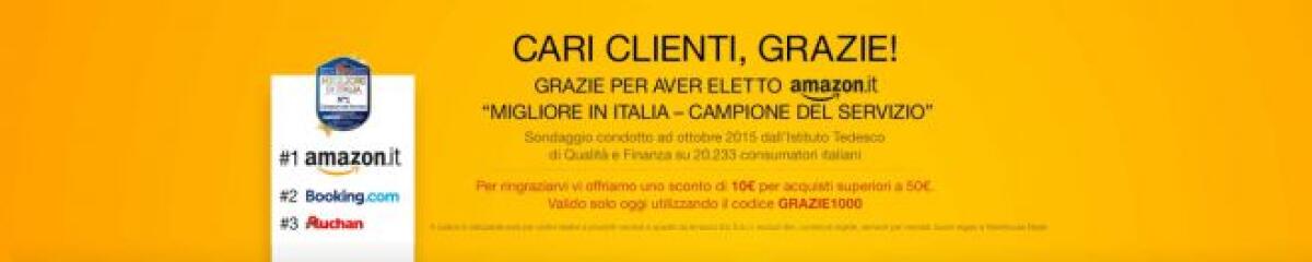 10 euro in Regalo su AMAZON con questo codice sconto - 
