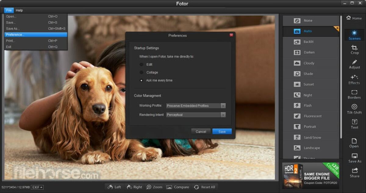 Foto editor professionale gratis solo per oggi - 