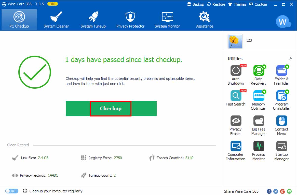 Velocizzare Windows con Wise Care 365 PRO gratis solo per oggi - 