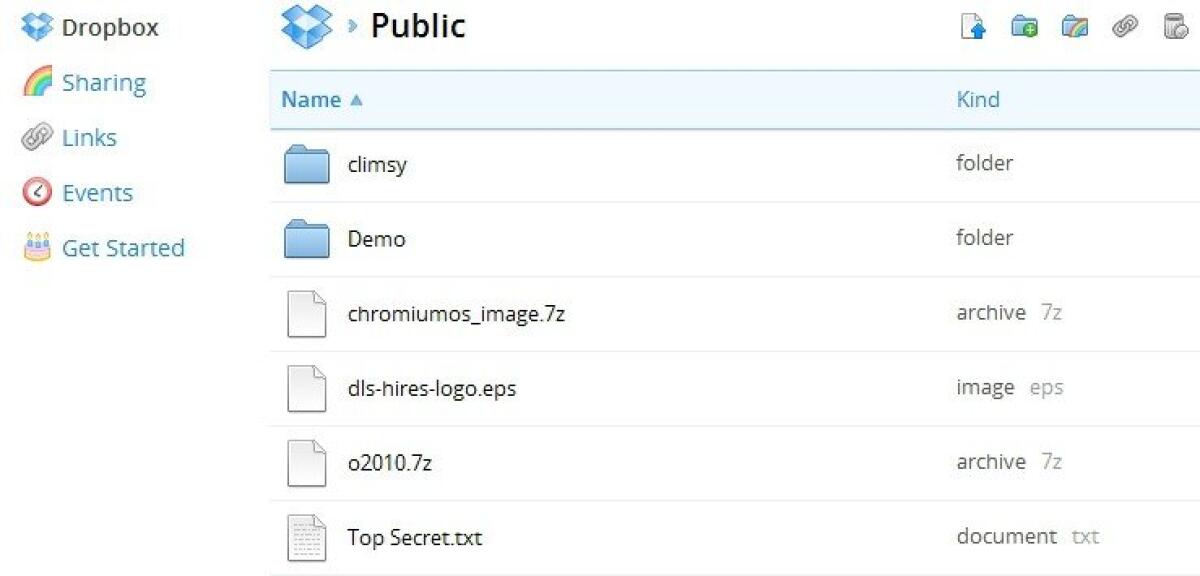 Addio alla cartella Public su Dropbox - 