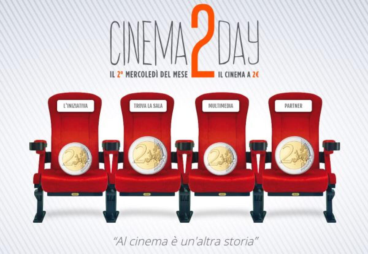 Cinema2Day: il 14 Dicembre il cinema costa solo 2 euro - 