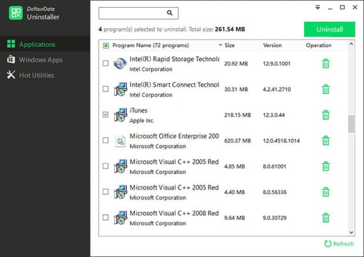 Disinstalla completamente programmi, app e plug-in da Windows - 