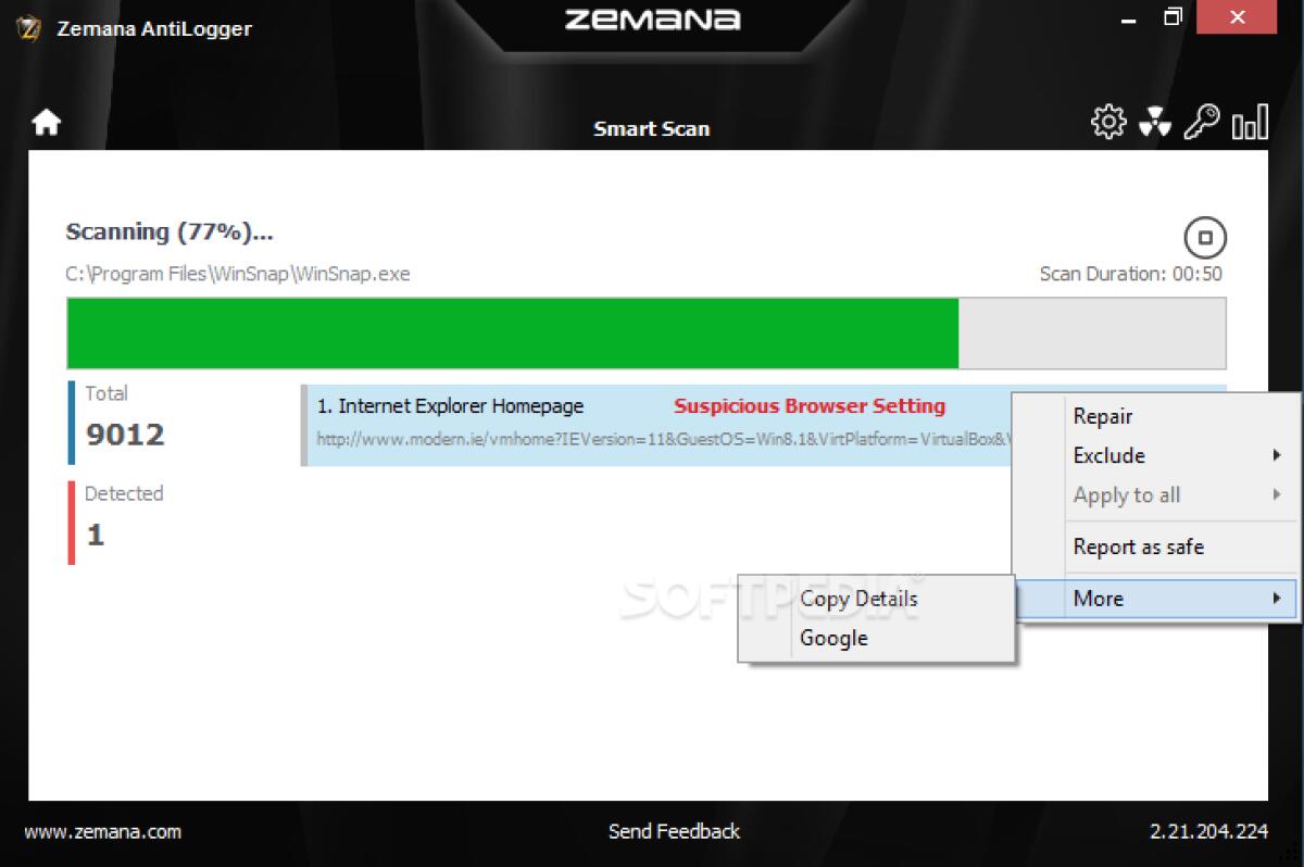 Proteggersi dai KeyLogger con Zemana AntiLogger - 