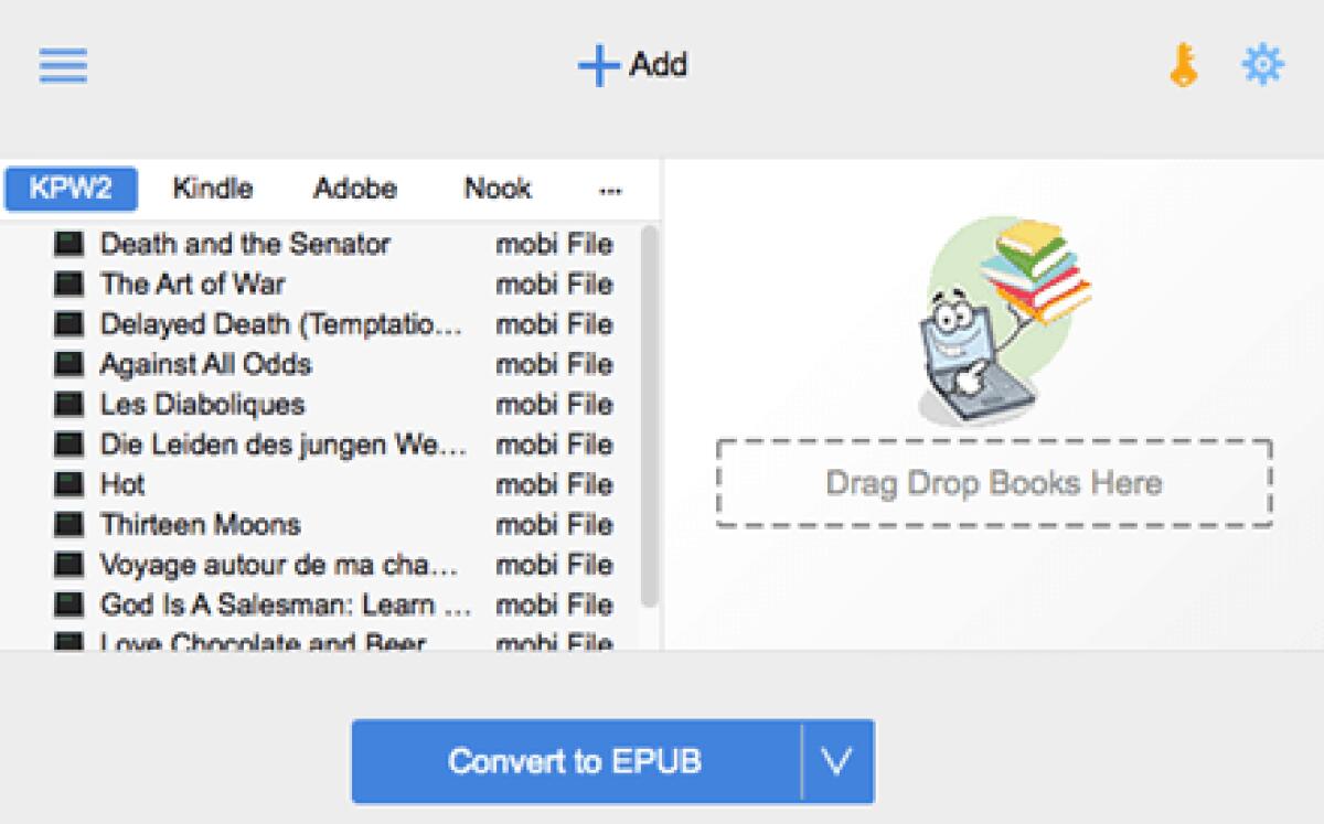 Convertire eBook presi su Amazon Kindle, Kobo ed altri - 
