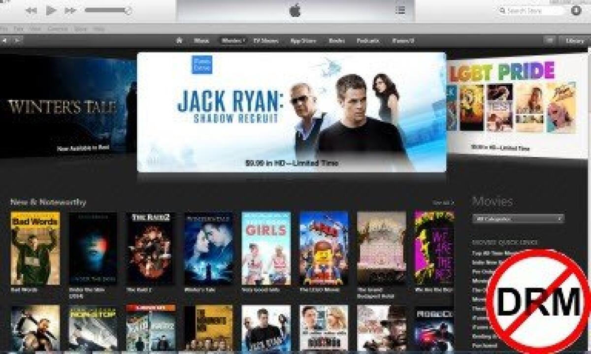 Rimuovere protezioni DRM dai film acquistati su iTunes - 