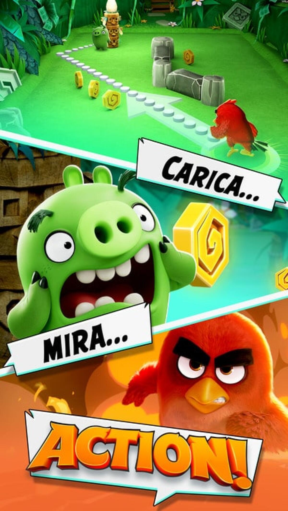 Trucchi Angry Birds Action iPhone, iPad | Oro e cristalli infiniti illimitati - 