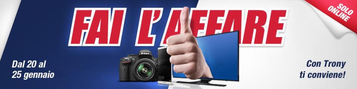 Fai l'affare da Trony con tanti sconti su TV e smartphone fino al 25 gennaio - 