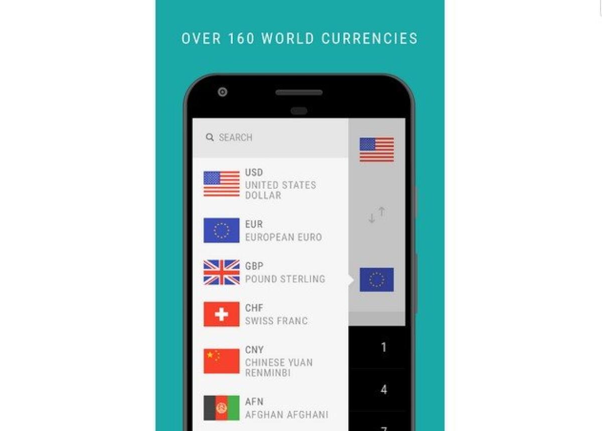 Convertitore di Valute per Android in tempo reale - 