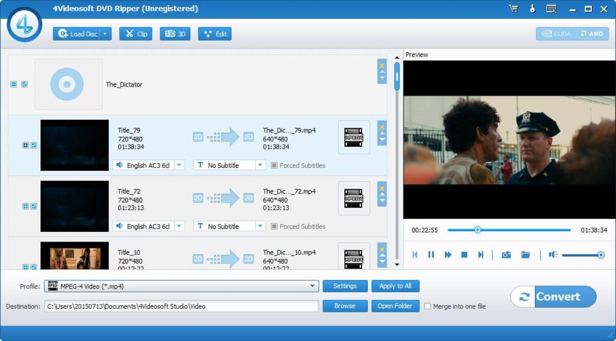Copiare e Convertire DVD in altri formati Video - 