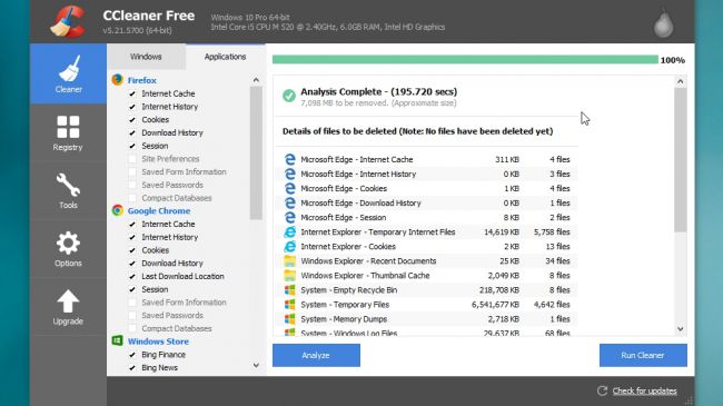 Piriform CCleaner non ha bisogno di presentazioni: migliora le prestazioni rimuovendo file non necessari, ma aiuta a proteggere la privacy cancellando cookie. C'è anche la funzione per cancellare per sempre file e documenti