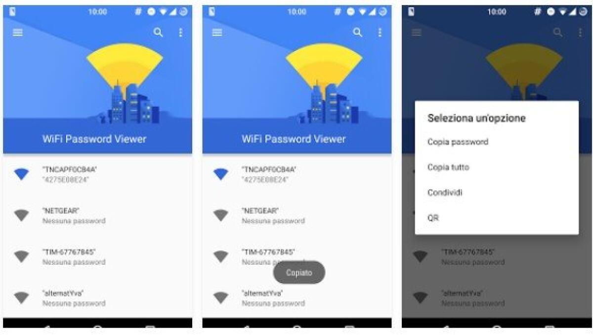 Wifi Password Viewer: Recuperare le password WiFi salvate su Android - 