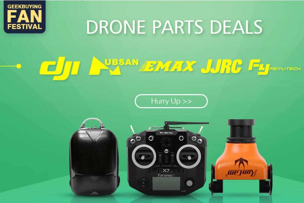 C'è la festa dei droni su GeekBuying: accessori e ricambi in offerta speciale! - 