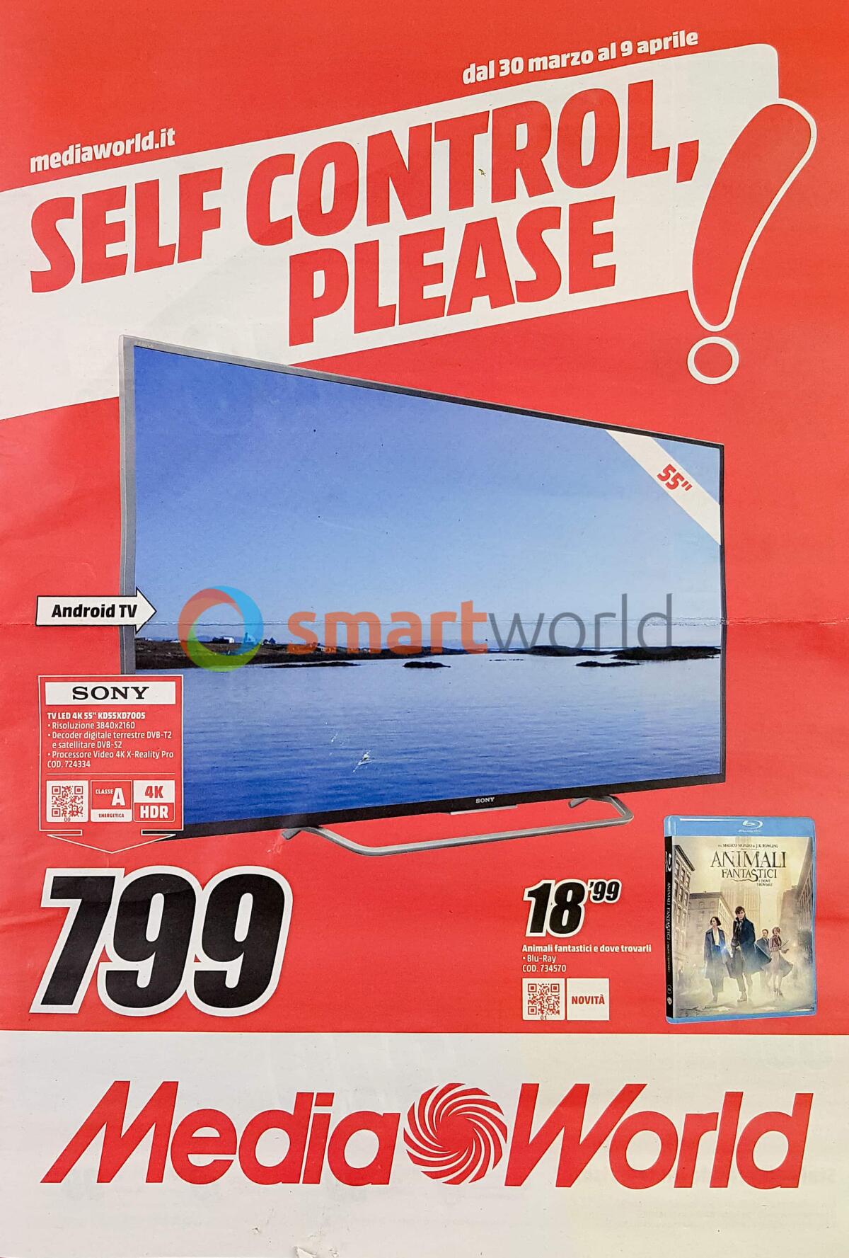 Volantino Mediaworld Aprile 2017: Parte il "Self Control, Please!" - 
