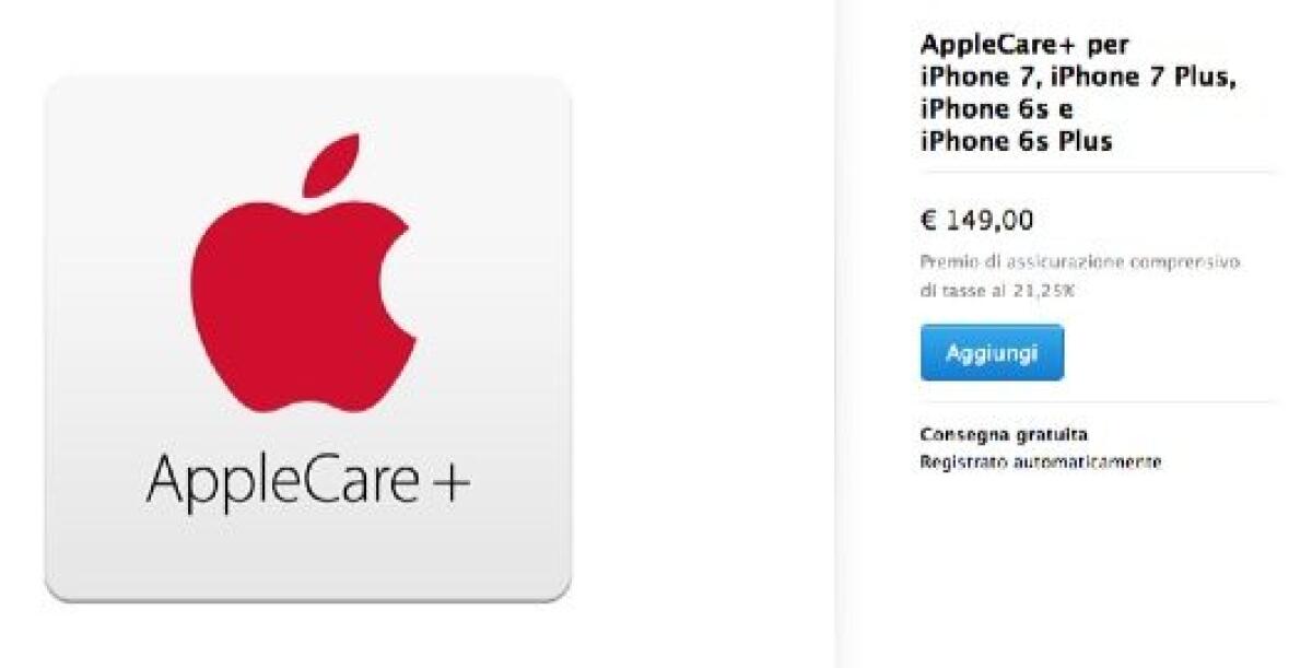 Quando si può fare l'AppleCare+? - 