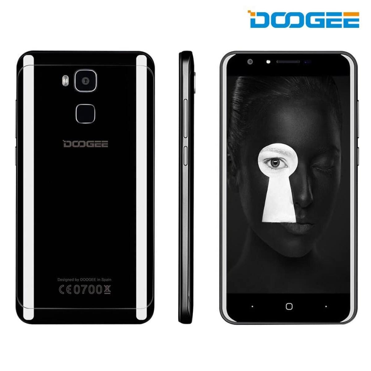 DOOGEE Y6: Bellissimo smartphone colore Jet Black di iPhone 7 scontato di 100 euro - 
