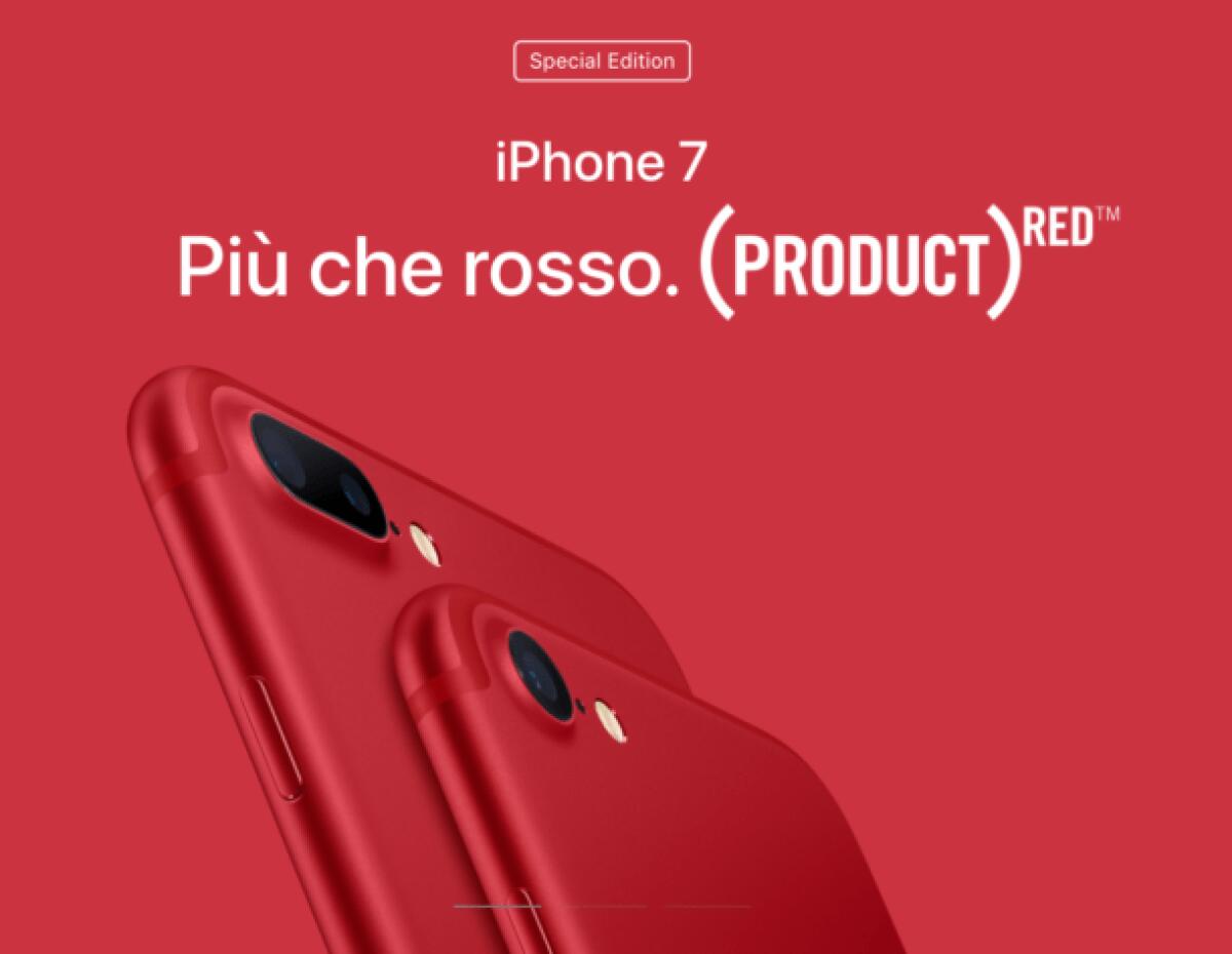 Apple annuncia il nuovo iPhone 7 nella colorazione RED! - 
