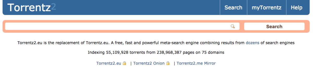Ecco Torrentz2, il miglior motore di ricerca del 2017 per file Torrent - 
