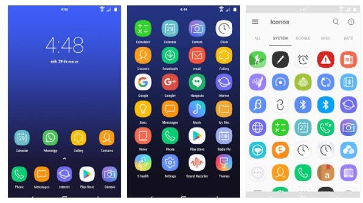 Spettacolare Icon Pack per trasformare il vostro smartphone in un Galaxy S8 - 