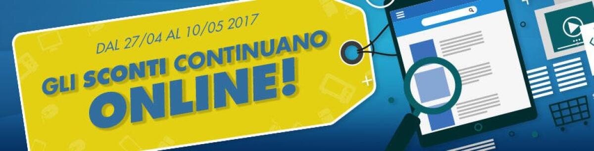 Euronics lancia GLI SCONTI CONTINUANO ONLINE! fino al 10 maggio - 