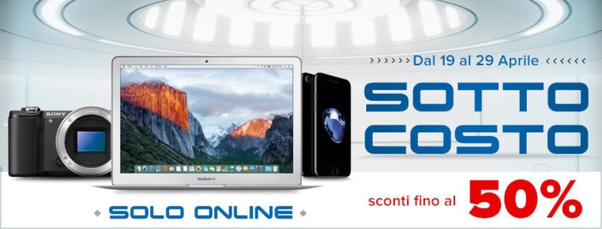Sottocosto Web COMET con sconti fino al 50% (19-29 Aprile 2017) - 