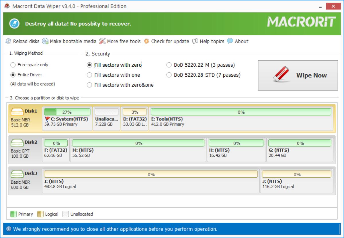 Cancellare file definitivamente ed impedire il recupero - 