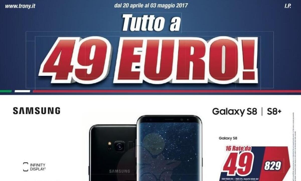Volantino TRONY con il Tutto a 49 euro valido fino al 3 maggio - 