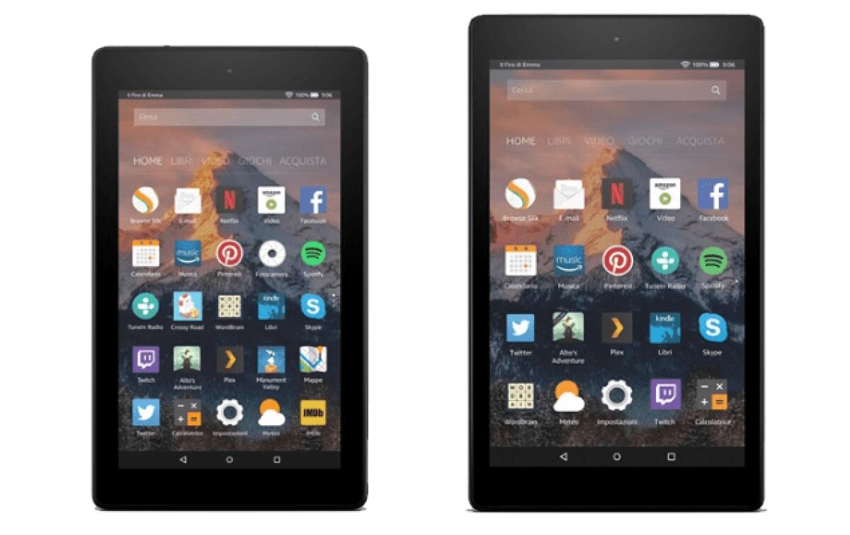 Amazon presenta i nuovi Fire 7 e Fire HD 8 - 