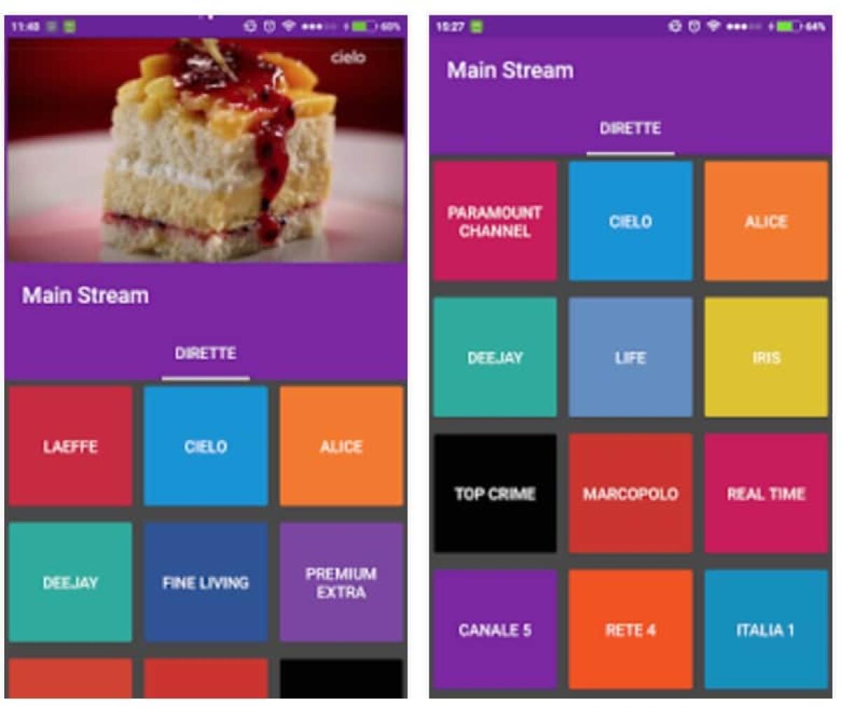 Main Stream: guardare la tv in diretta streaming su Android - 