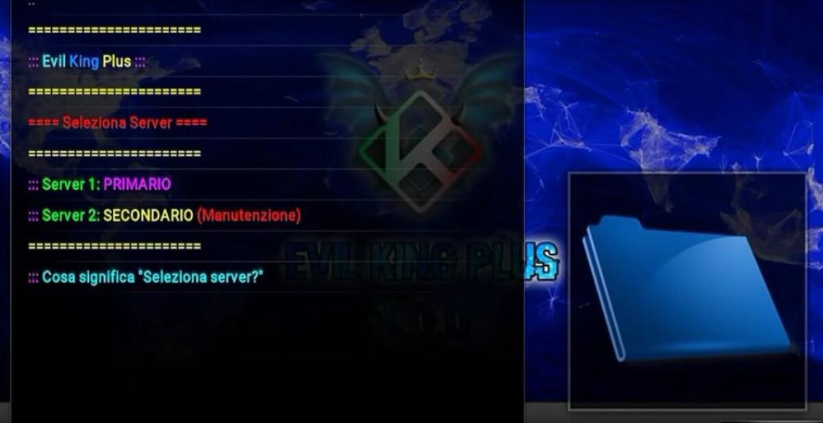 Download ZIP Evil King Plus 3.0.4 e nuova Repo 2.0 per Kodi - 