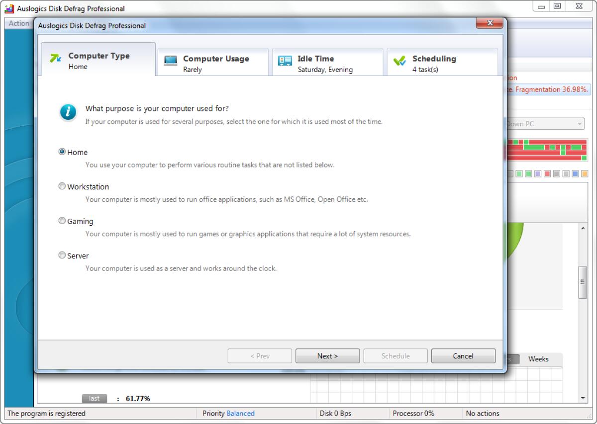 Velocizzare Windows deframmentando l'hard disk con Disk Defrag Pro - 