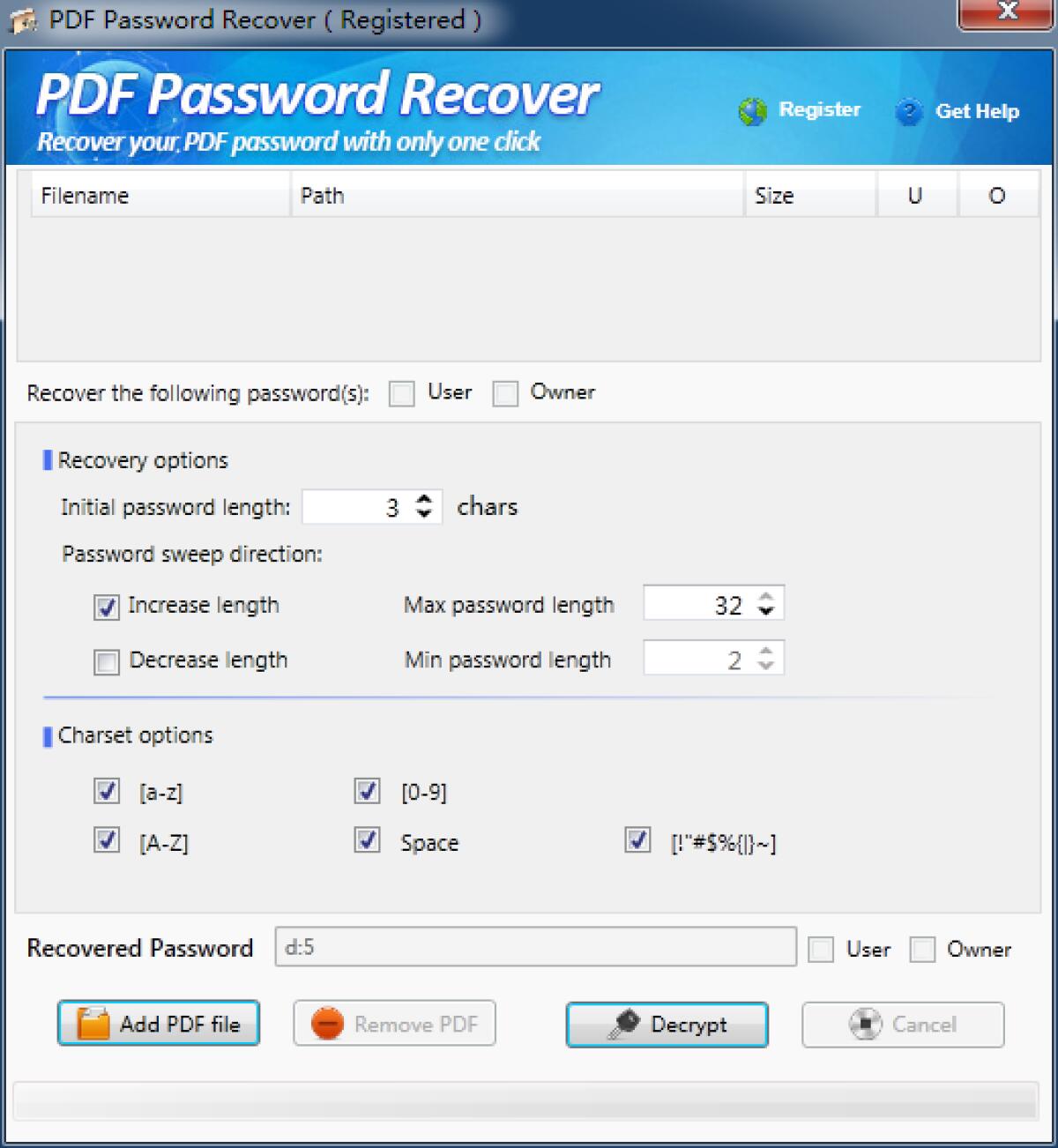 Recuperare password dai PDF - 