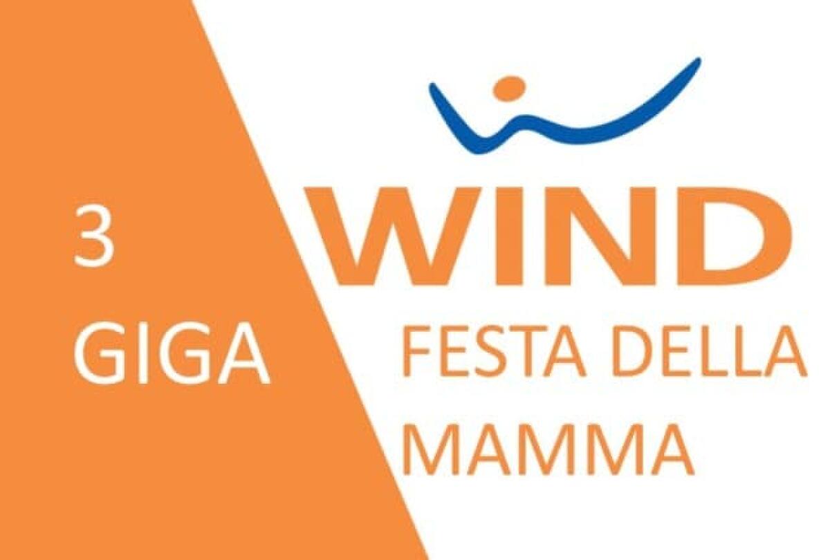 Wind regala 3 GB di internet in 4G per la festa della mamma - 
