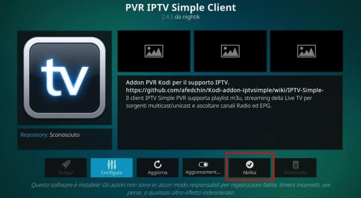 Come abilitare un addon dopo averlo installato su Kodi 17 [Guida] - 