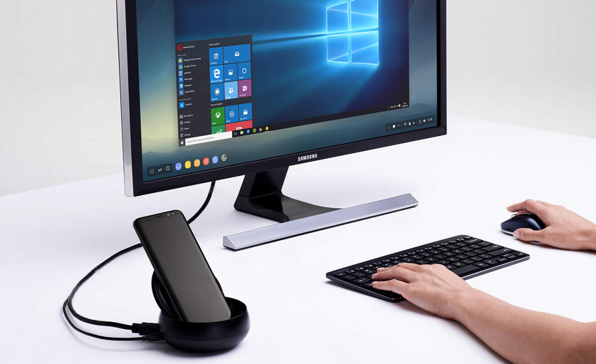La dock Samsung DeX del Galaxy S8 funziona anche sul Microsoft Lumia 950 - 