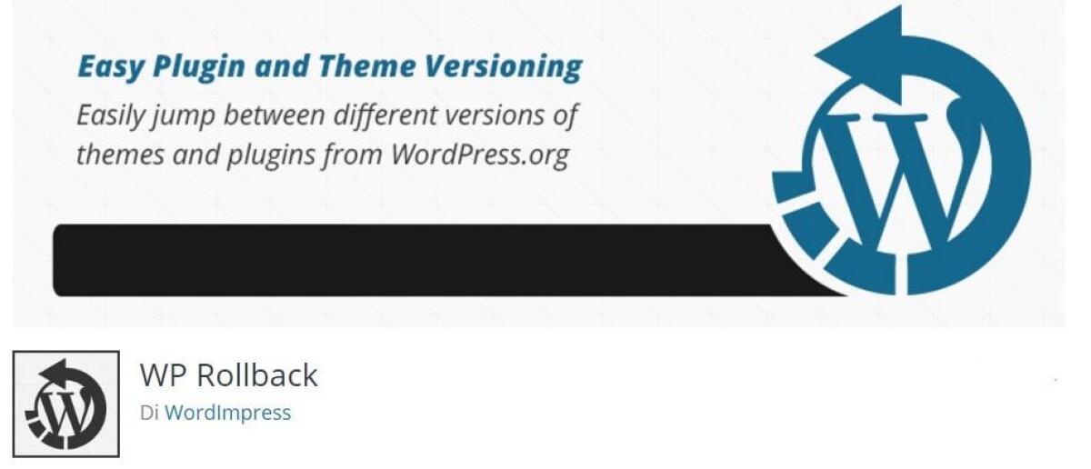 Temi e Plugin creano problemi su Wordpress: Reinstallate la versione precedente - 