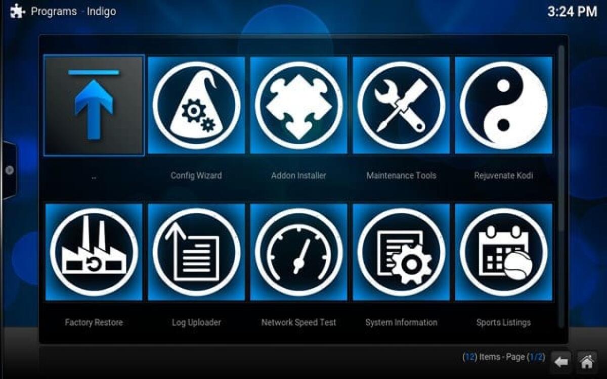 Indigo, nuovo addons di TvAddons tutto fare per Kodi - 