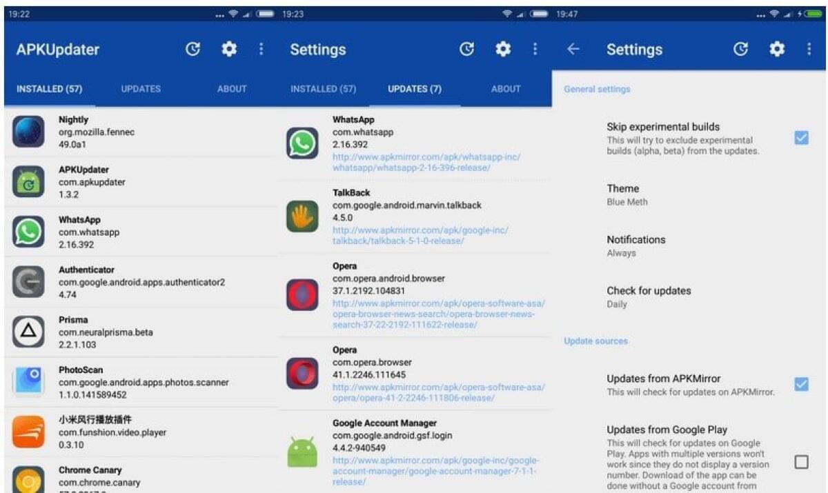 Disponibile APKUpdater 1.5: Aggiornare App Android installate fuori dal Play Store - 