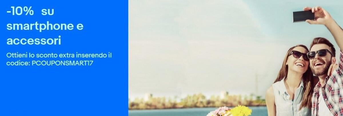 -10% sugli smartphone su eBay: iPhone 7 (521€), S8 (530€), P10 (403€) - 