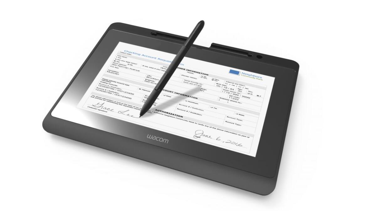 Wacom DTH-1152: Tablet per consultare e firmare documenti digitalmente - 