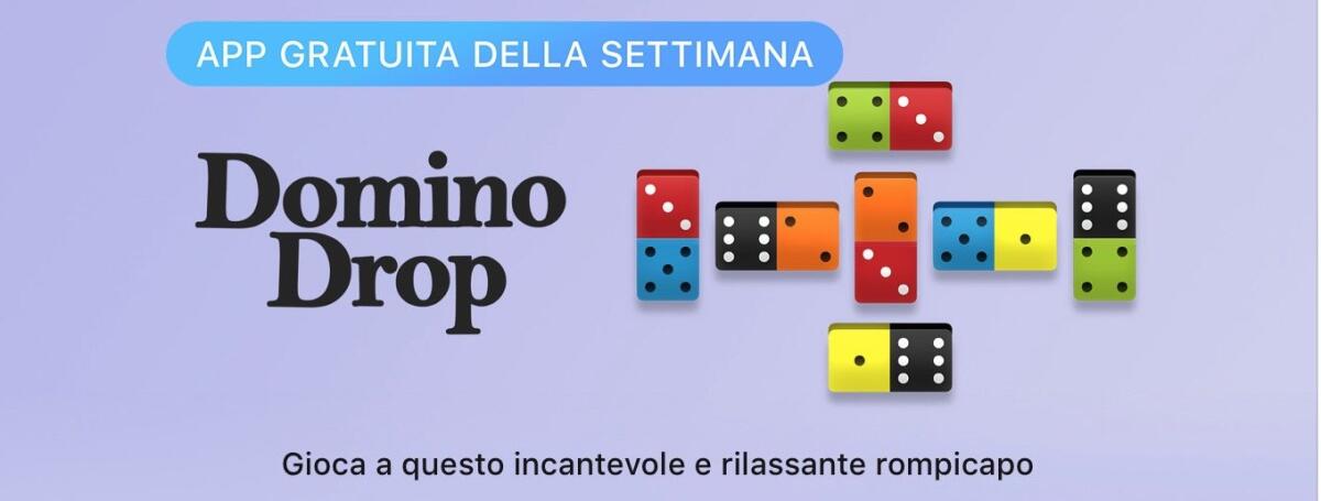 App Gratis della Settimana Apple: Download Domino Drop - 