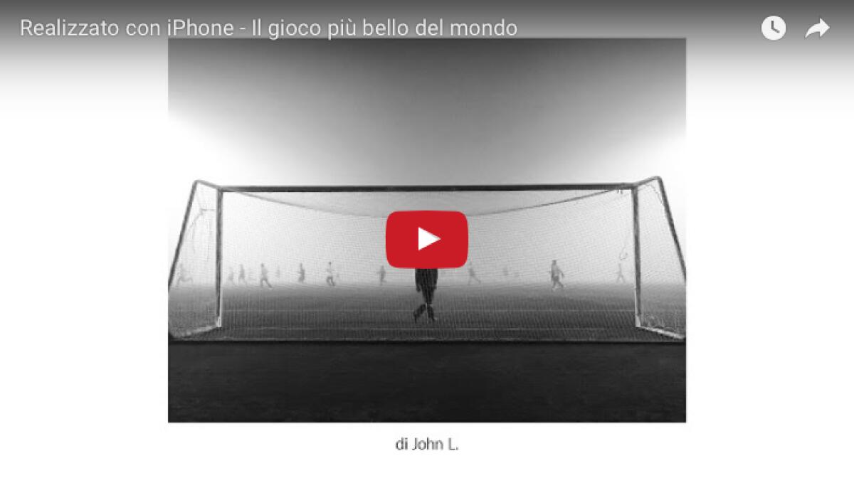 Gli spot Pubblicitari di iPhone non sono registrati solo con iPhone - 