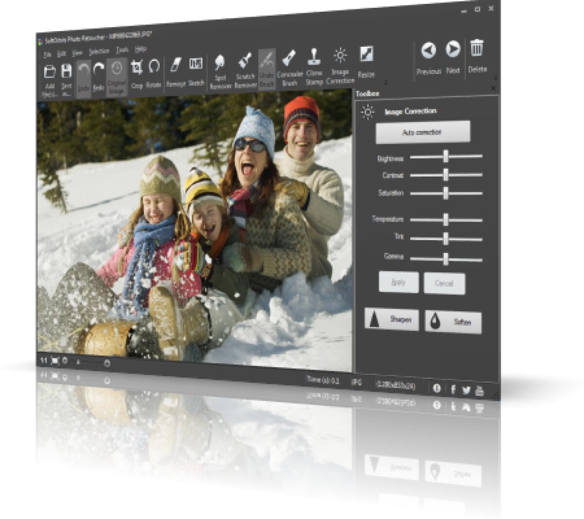 Rimuovere imperfezioni dalle foto con Soft Orbits Photo Retoucher - 