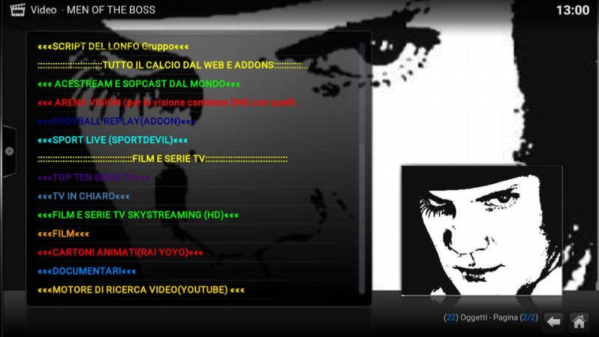 Men of the Boss permette di vedere su Kodi TV, Cinema, Sport, Musica e Radio - 