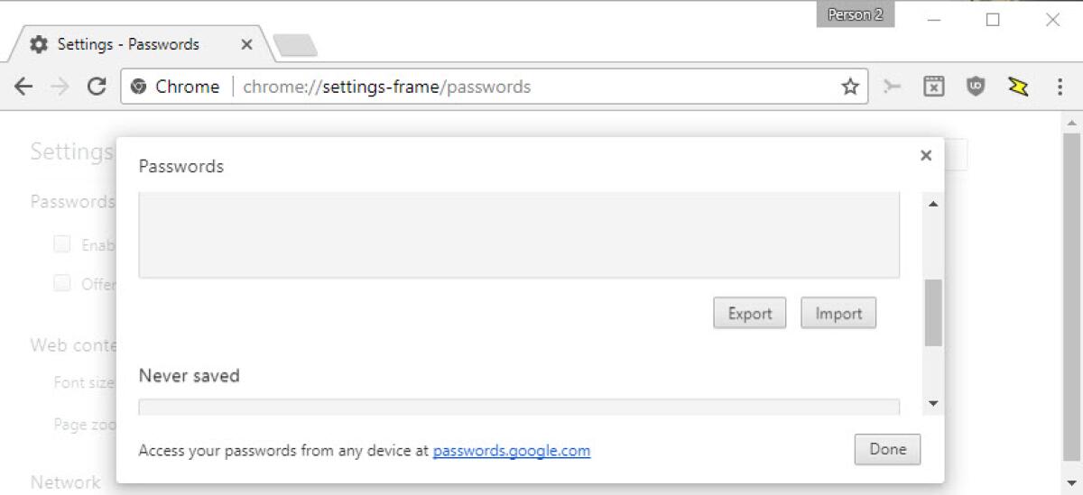 Importare ed esportare le password su Google Chrome [Guida] - 