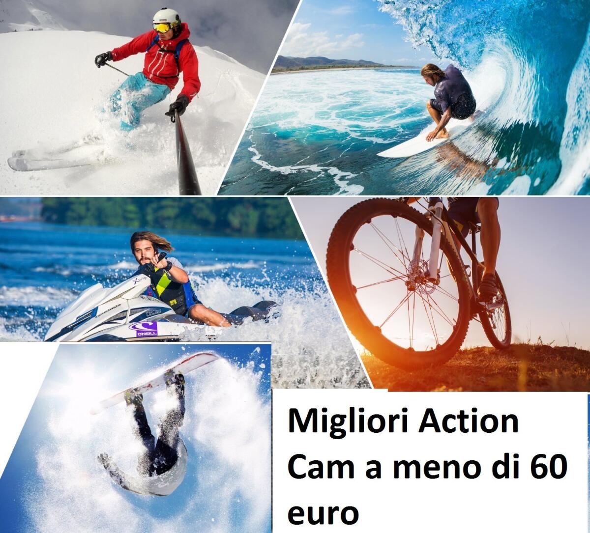 5 Action Cam da 20 e 60 euro da comprare subito - 