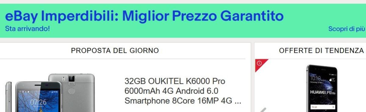 eBay Imperdibili: Tante nuove offerte su smartphone, TV, moda e molto altro - 