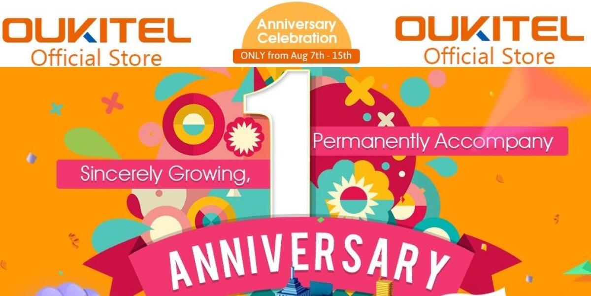 OUKITEL sconta del 30% tutti i suoi smartphone per il suo compleanno su AliExpress - 