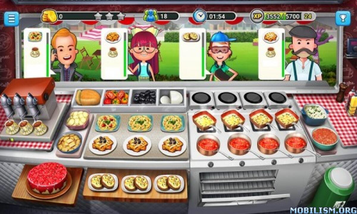 Food Truck Chef Cucina in movimento Trucchi Android | Oro E Diamanti infiniti - 
