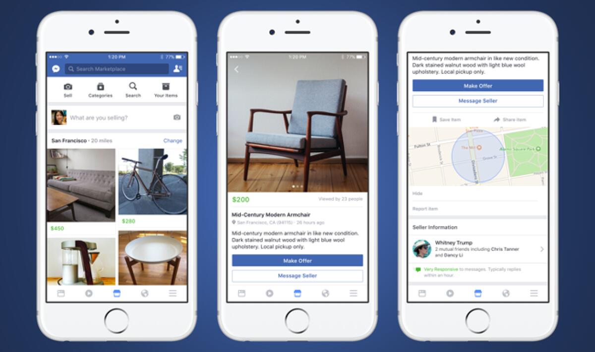 Facebook sfida eBay con Marketplace: Cos'è e come funziona - 