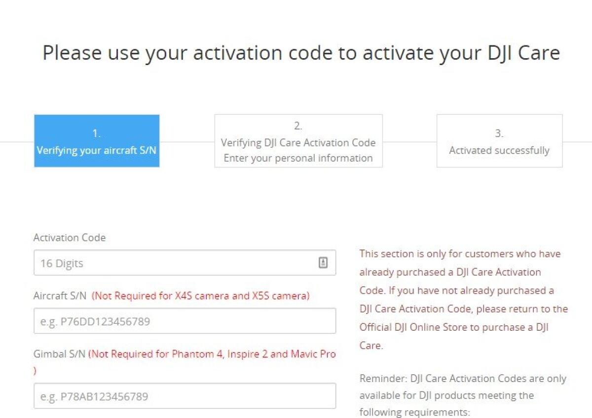 Come attivare DJI Care prima e dopo le 48 ore dall'attivazione del drone - 